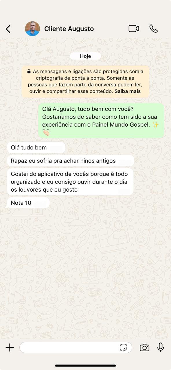 Depoimento 2 no WhatsApp